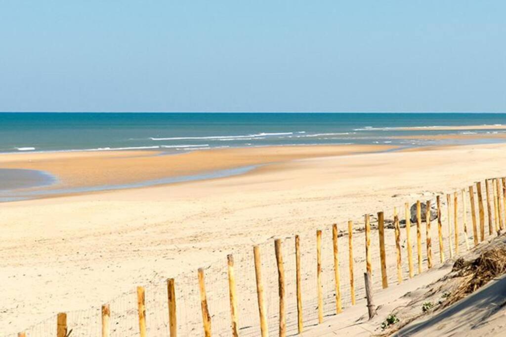 Bel Appartement En Bord De Mer Avec Piscine Lacanau Exterior foto